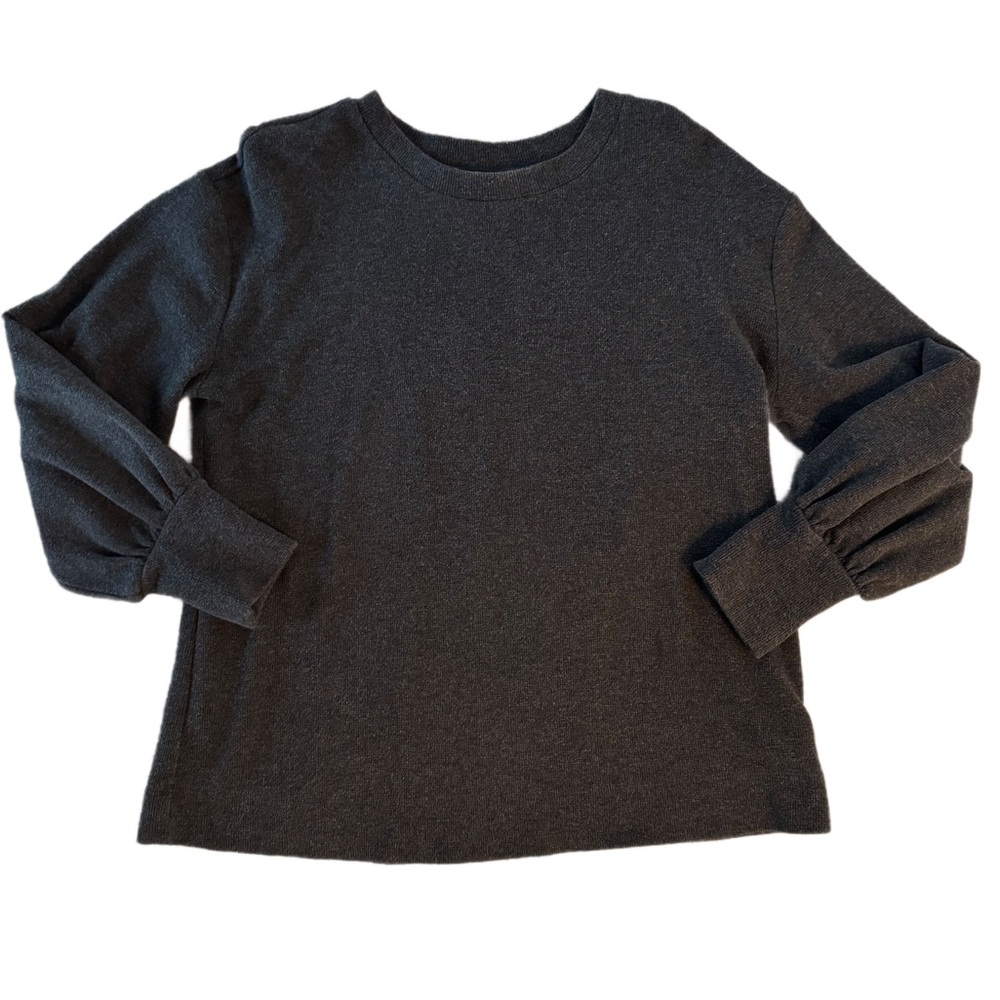LOFT Charcoal Long Sleeve Tee